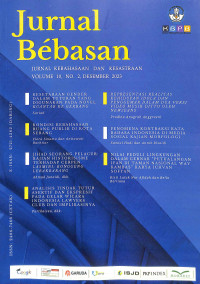 Jurnal bebasan : jurnal kebahasaan dan kesastraan vol. 10 no. 2 tahun 2023