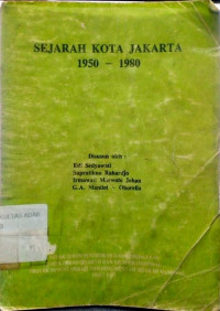 Sejarah perkembangan kota Jakarta