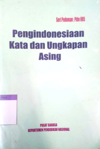 Pengindonesiaan kata dan ungkapan asing