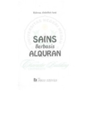 Sains Berbasis Al-qur'an