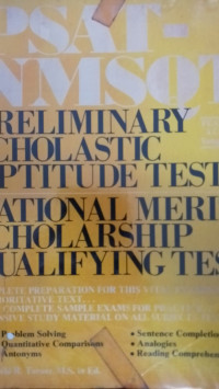 PSATNMSQT : Preliminary scholastic aptitude test national merit scholarsip qualifying test