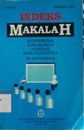 Indeks makalah : konferensi lokakarya seminar dan sejenisnya di Indonesia (Jilid 2)