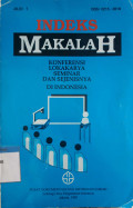 Indeks makalah : konferensi lokakarya seminar dan sejenisnya di Indonesia (Jilid 1)